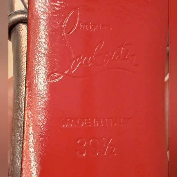 Christian Louboutin Metallic Sandals - Picture 12 of 15